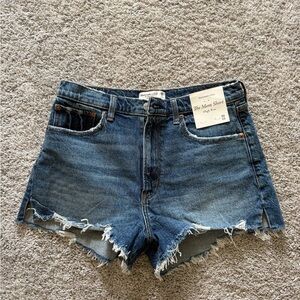 Abercrombie & Fitch Women’s Blue Jean Shorts